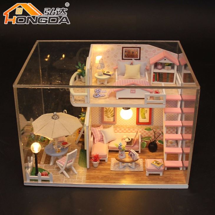 3d Wood Puzzle Wooden Toy House Diy
