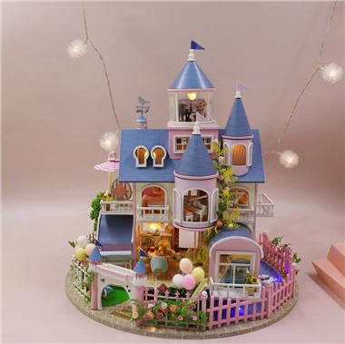 Hongda Miniature City Skala Mudell House Miniature Cottage