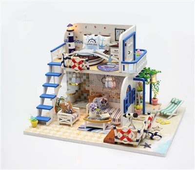 Hongda New 2023 Products Miniaturas Casa De Muecas Role Play Kitchen Play Set Ġugarelli Tisjir Ikel Blokki & Mudell Ġugarelli tal-Bini